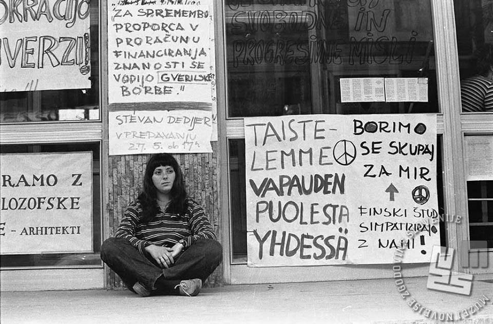 Študentski protesti – zasedba Filozofske fakultete, Ljubljana, maj 1971